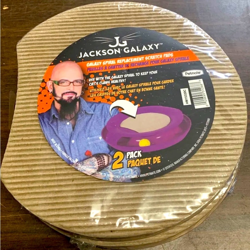 Jackson Galaxy Spiral Corrugate Replacement Scratch Pads (2 Pack)